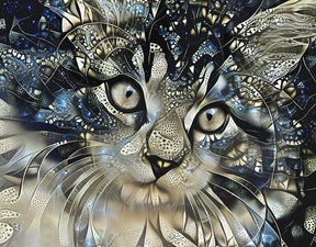 diamond painting maine coon