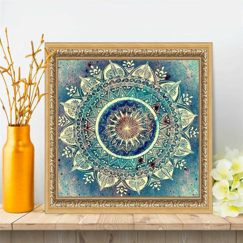 5D Diamond Painting Mandala Leinwand